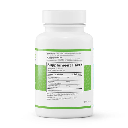 Evexias Health ReBiosis supplements bottle supplement facts and ingredients