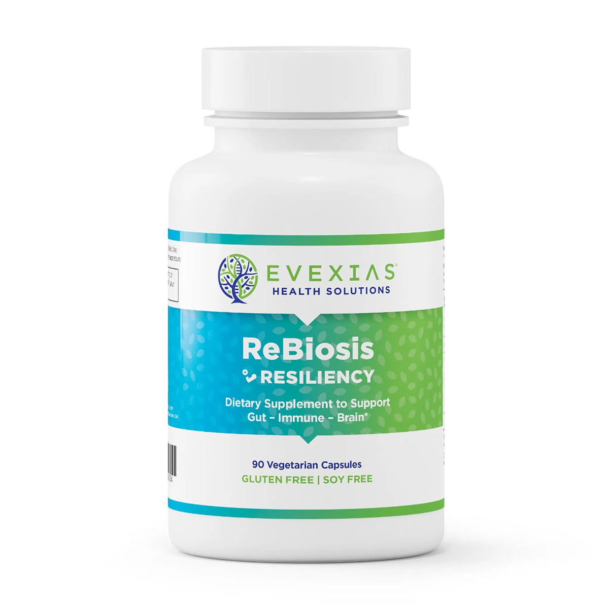 Evexias Health ReBiosis supplements bottle front