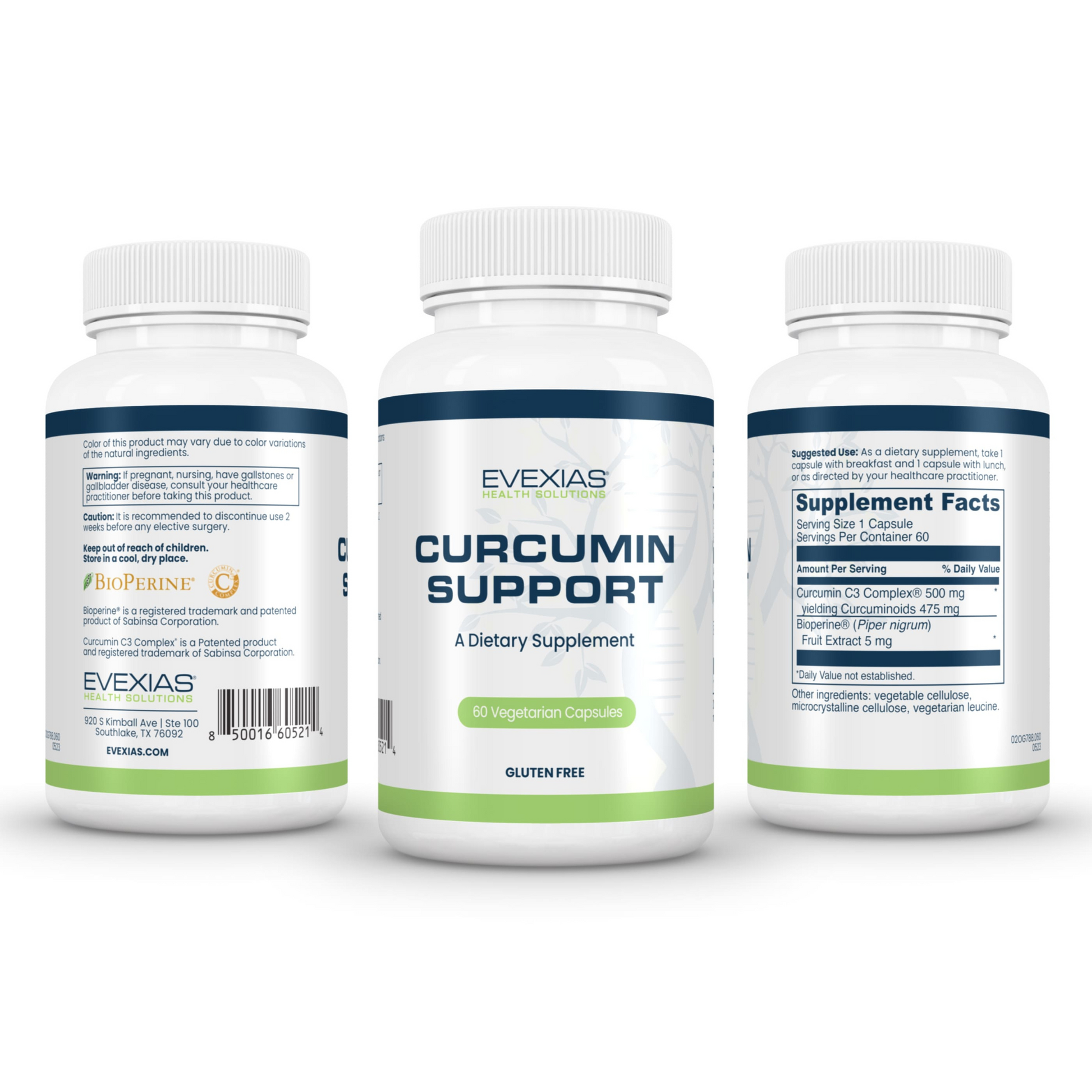 Curcumin Support Evexias