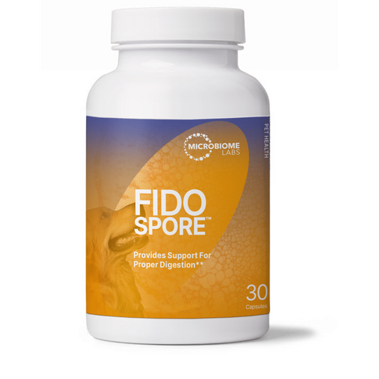 Fido Spore Microbiome Labs Bottle