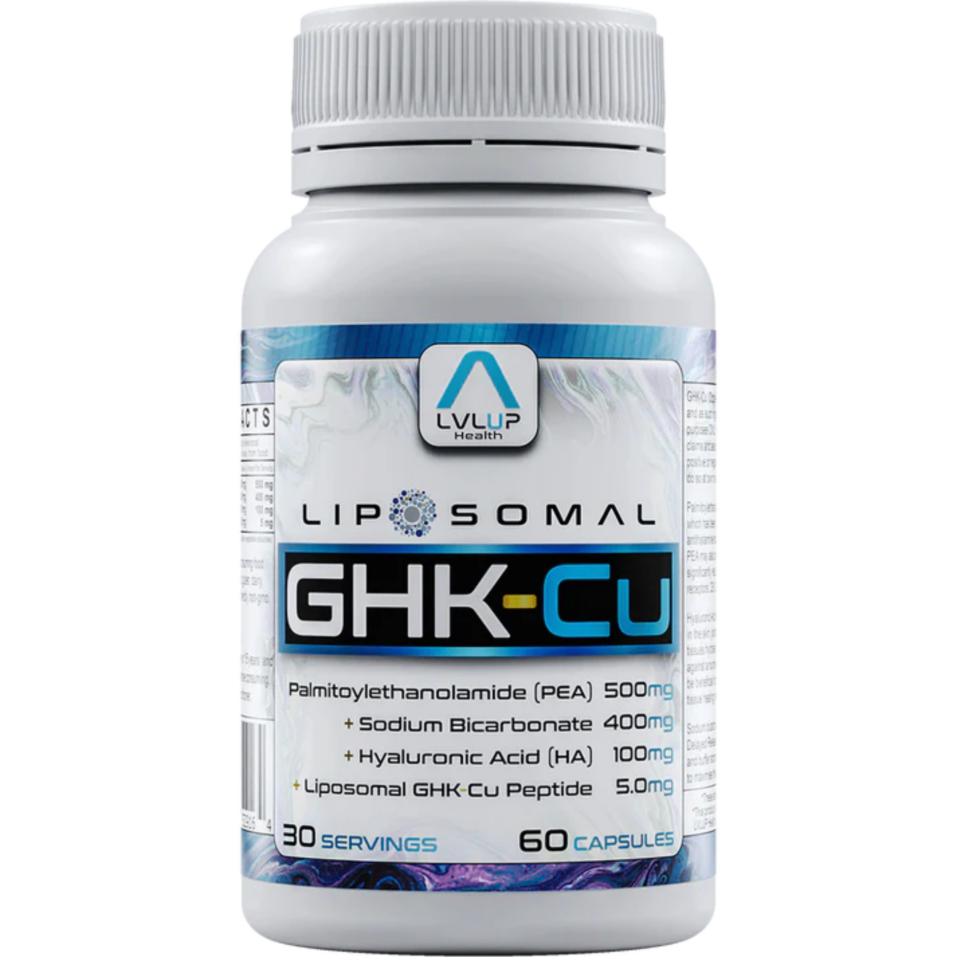 GHK Cu LVLUP Health Bottle