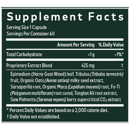 Gaia Herbs Male Libido Ingredients