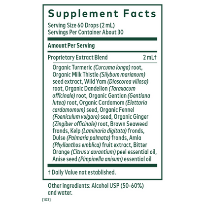 Gaia Herbs Pro Digestive Bitters Ingredients