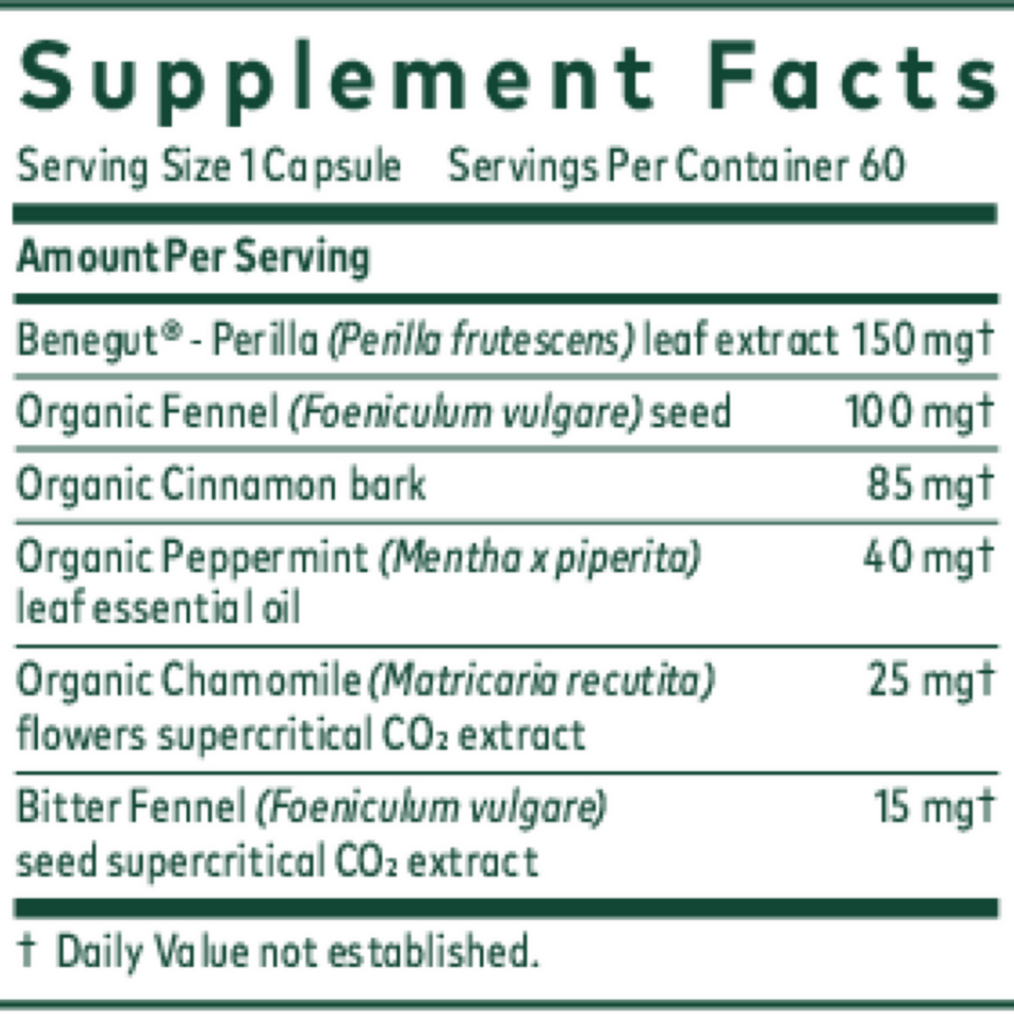 Gaia Herbs Pro Gi Bff Ingredients