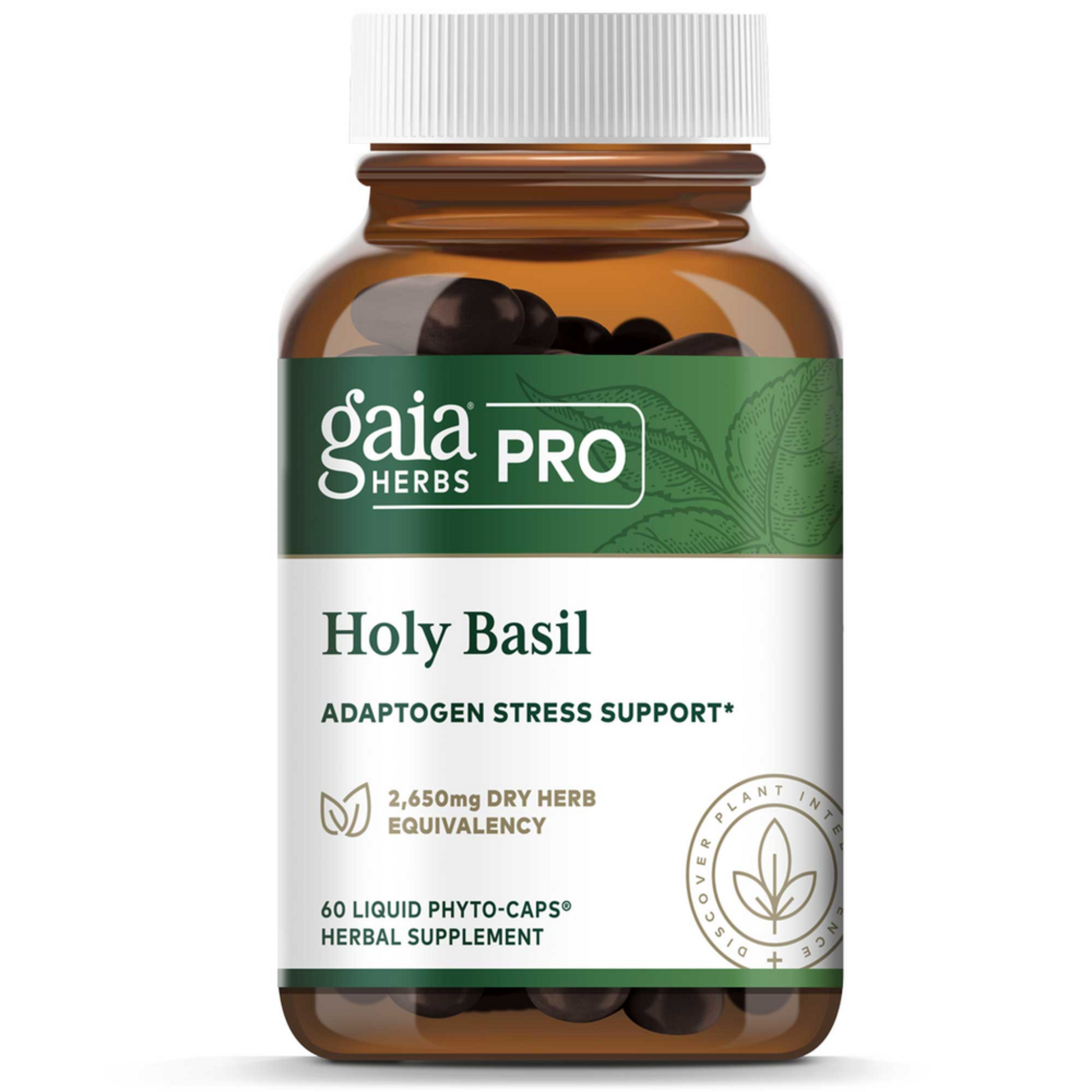Gaia Herbs Pro Holy Basil Bottle