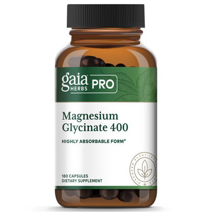 Gaia Herbs Pro Magnesium Glycinate 400 Bottle
