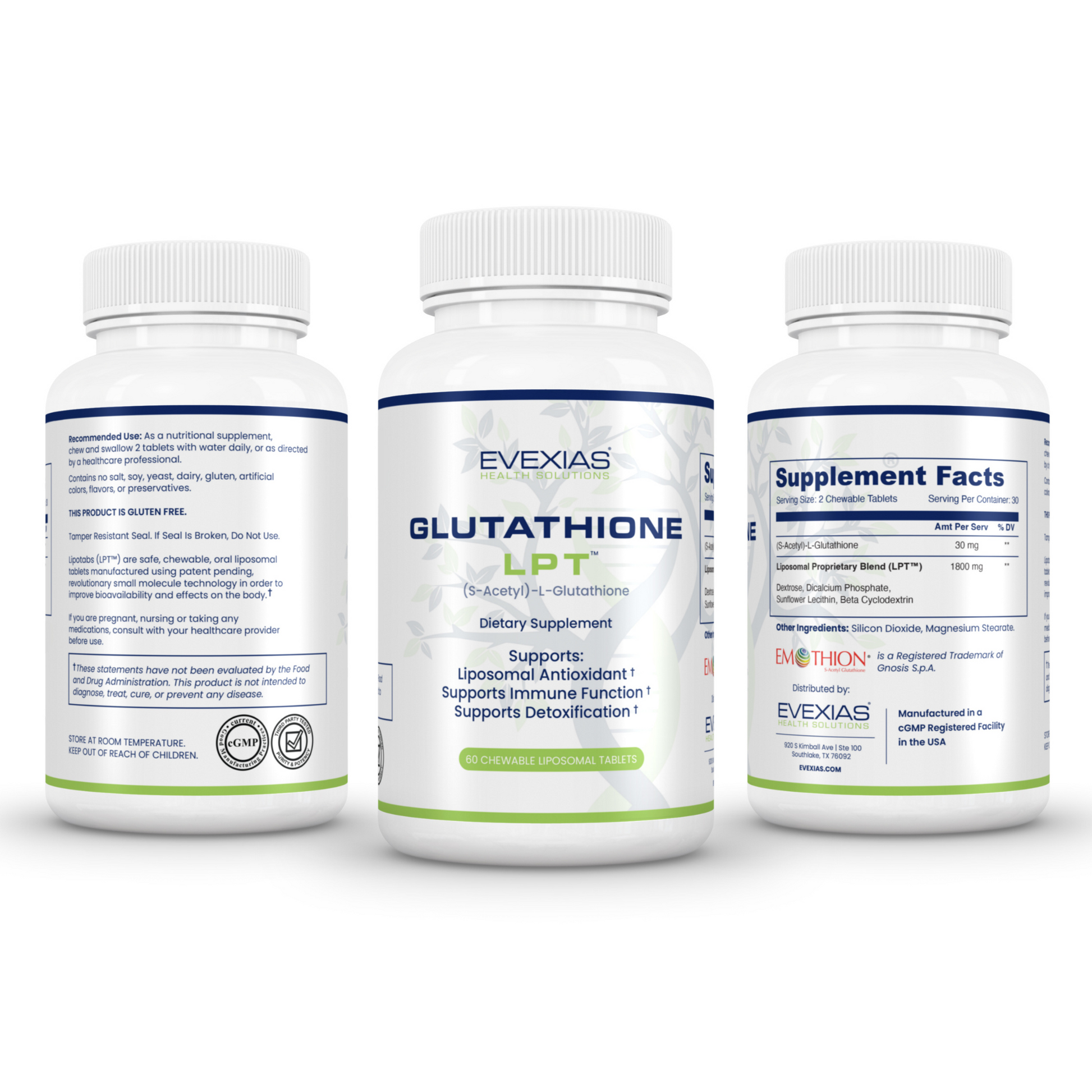 Glutathione Evexias Results