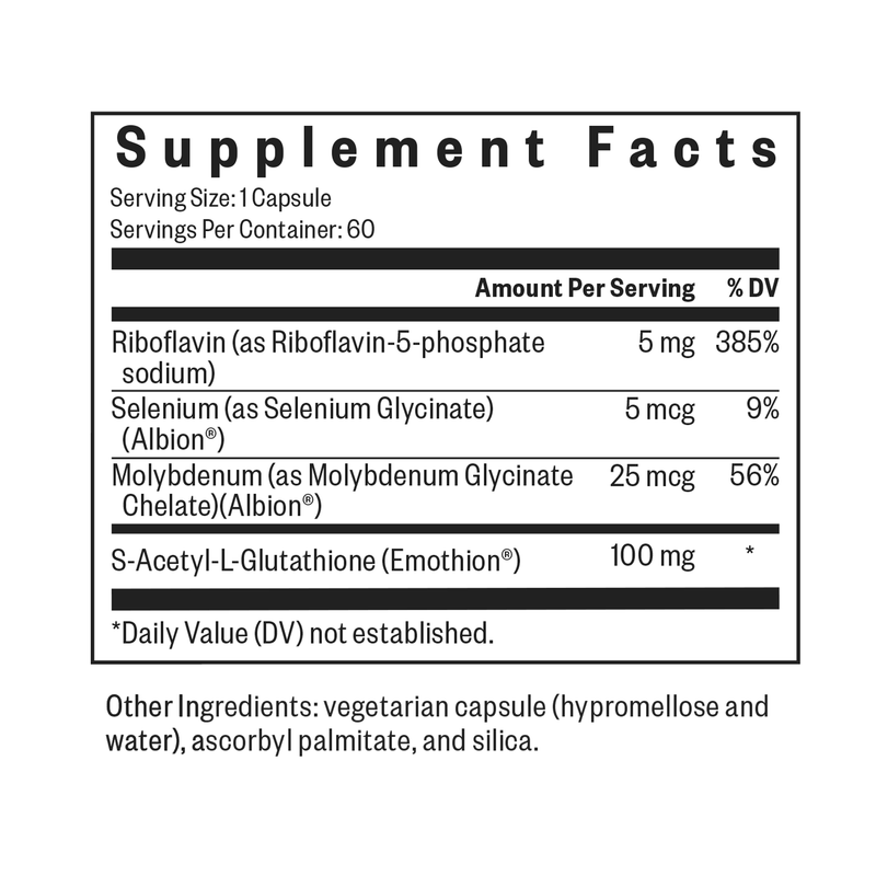 Glutathione with Cofactors By Seeking Health – Regen Wellness Vitamins