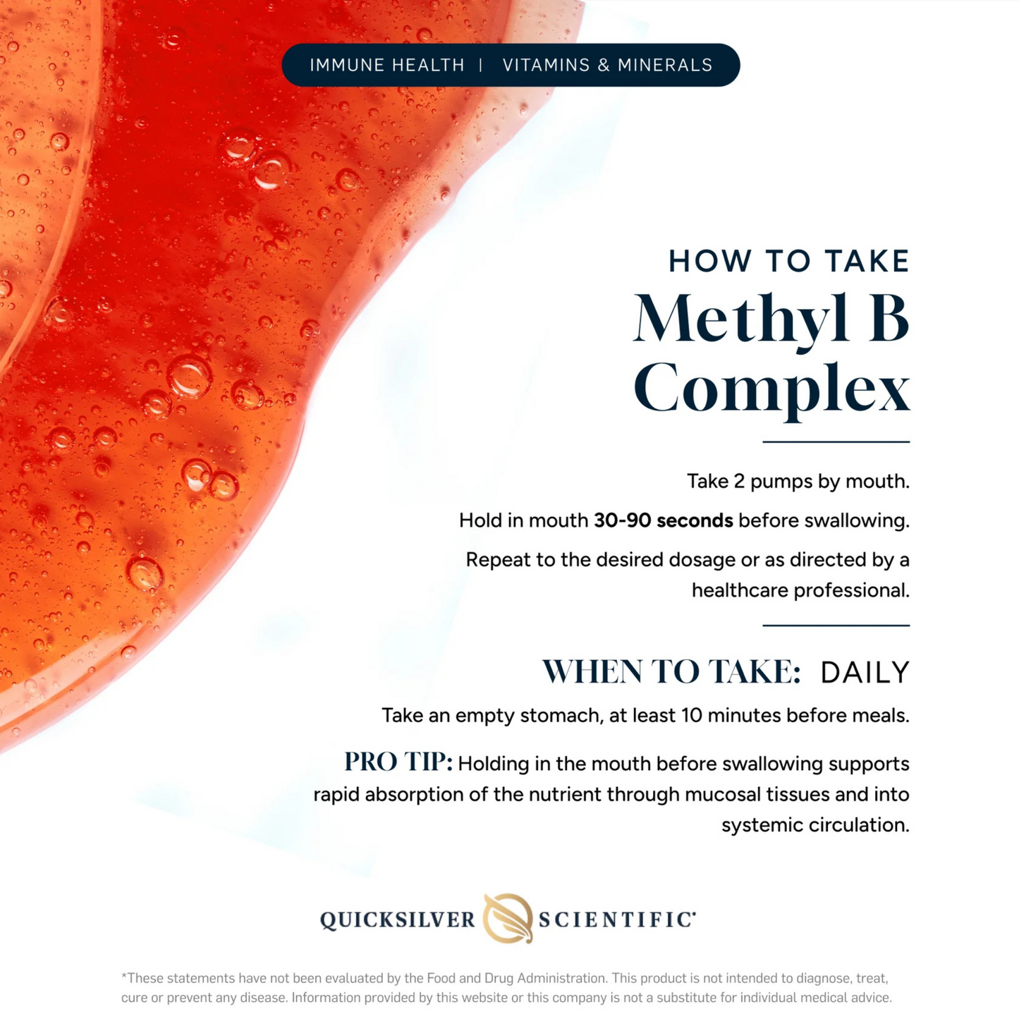 Methyl B-Complex by Quicksilver Scientific