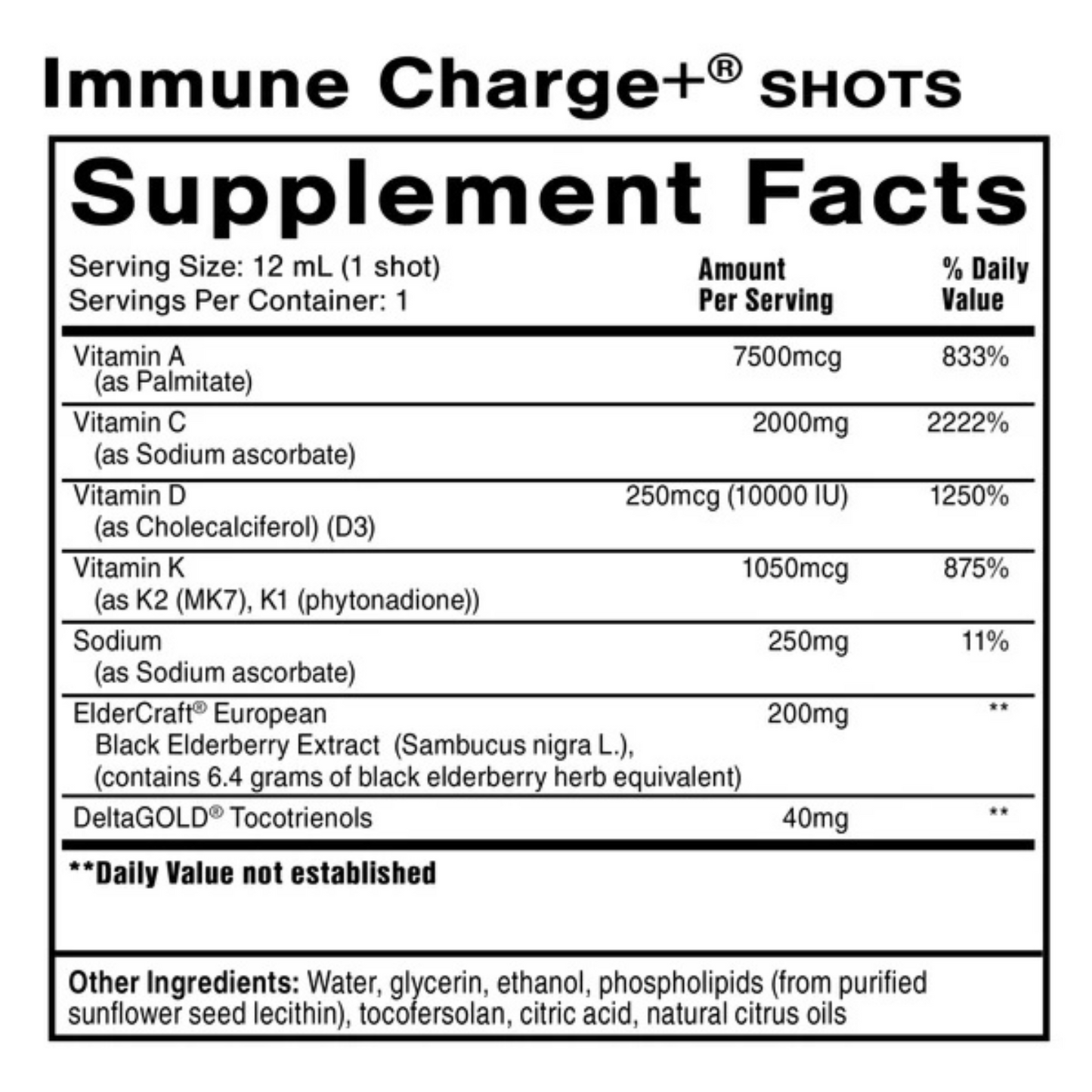 Immune Charge+ Shots by Quicksilver Scientific