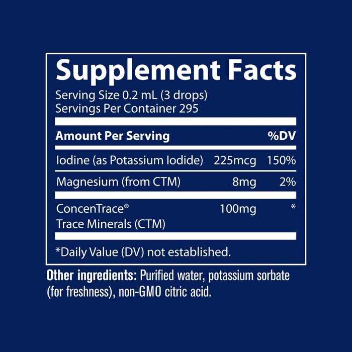 Ionic Iodine by Trace Minerals