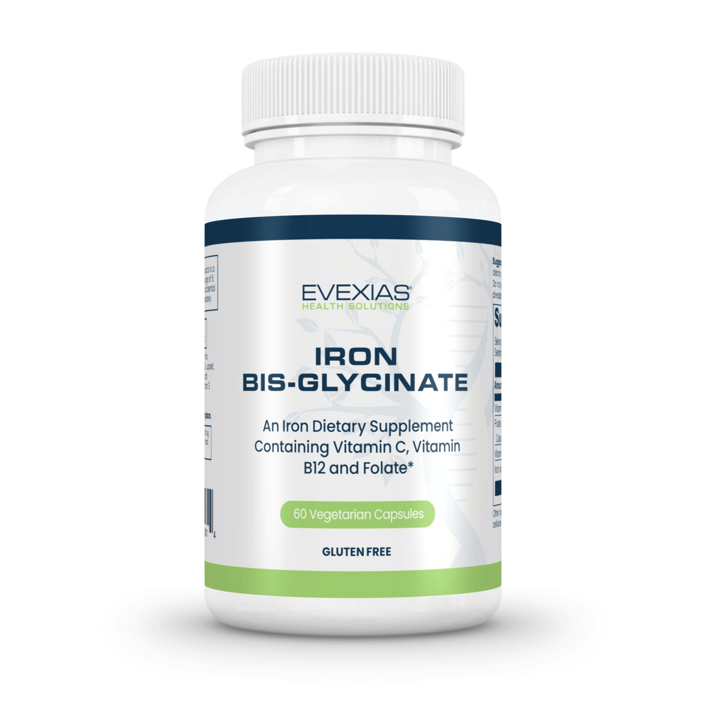 Iron Bis-glycinate Evexias Front