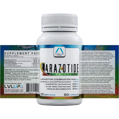 Larazotide Combination LVLUP Health Label