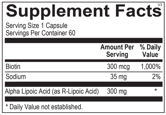 Lipoic Acid 300 mg by Ortho Molecular