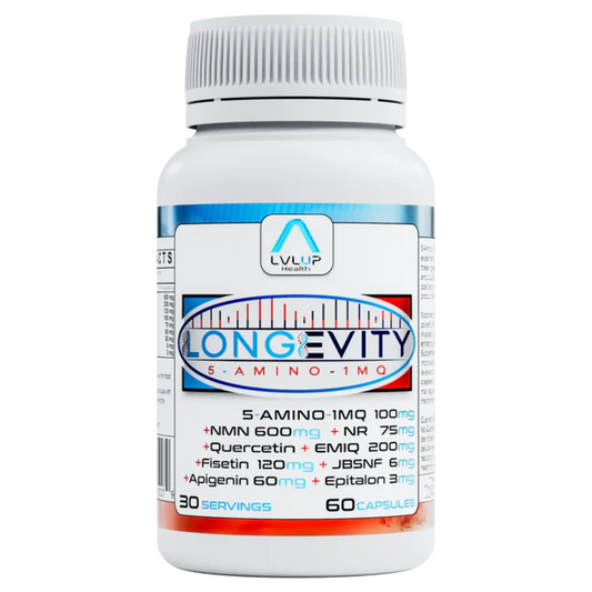 Longevity 5 Amino 1MQ LVLUP Health Bottle