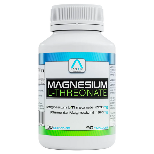 Magnesium L Threonate LVLUP Health Bottle