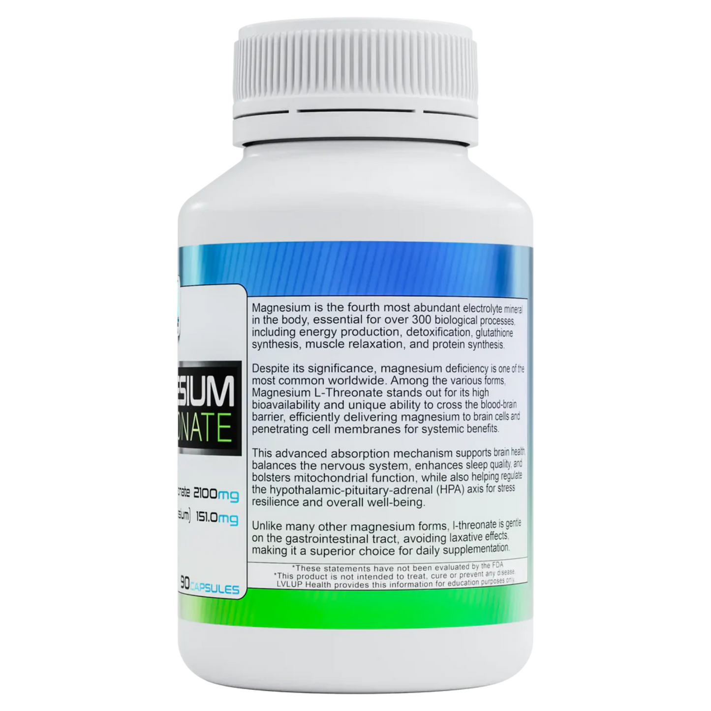 Magnesium L Threonate LVLUP Health Description