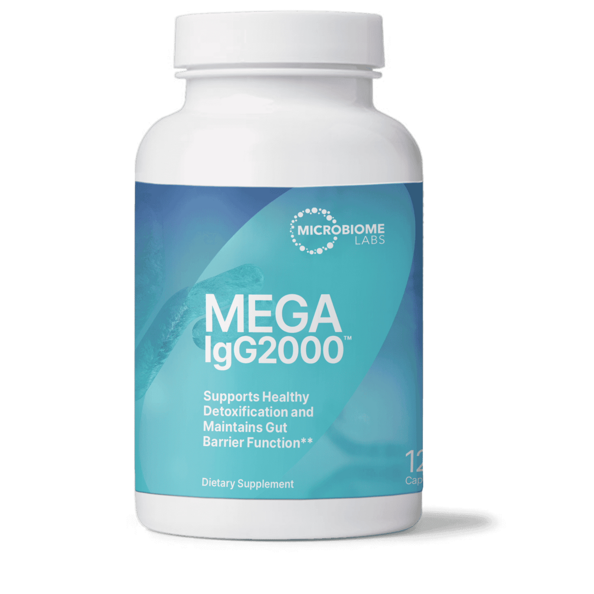 Mega IgG2000 Microbiome Labs Bottle