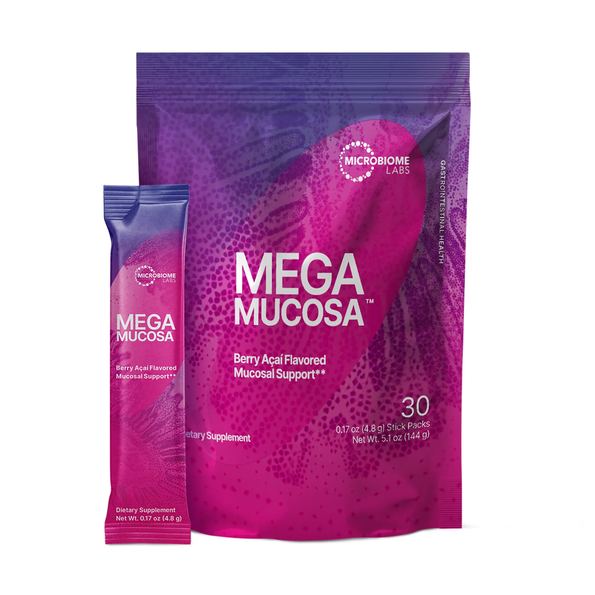 Mega Mucosa Sticks Microbiome Labs Packs