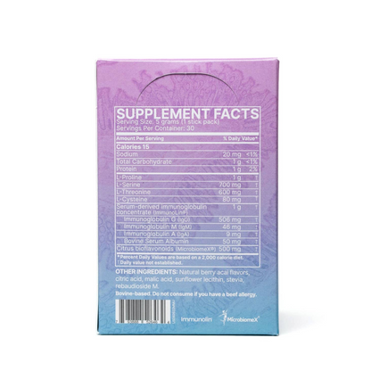 Mega Mucosa Sticks Microbiome Labs Ingredients