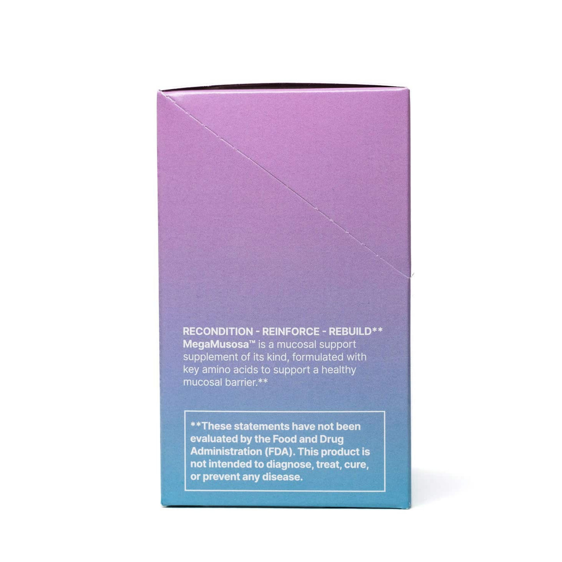 Mega Mucosa Sticks Microbiome Labs Side Label