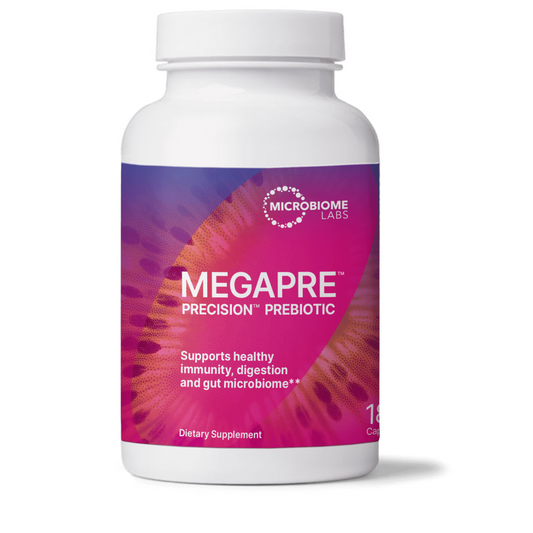 Mega Pre Microbiome Labs Bottle.