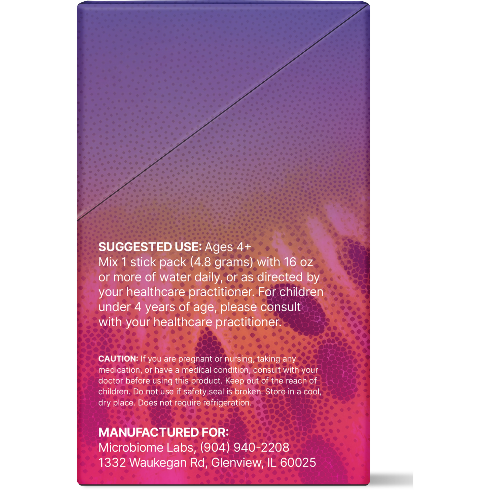 Mega Pre Sticks Microbiome Labs Dosing Instructions