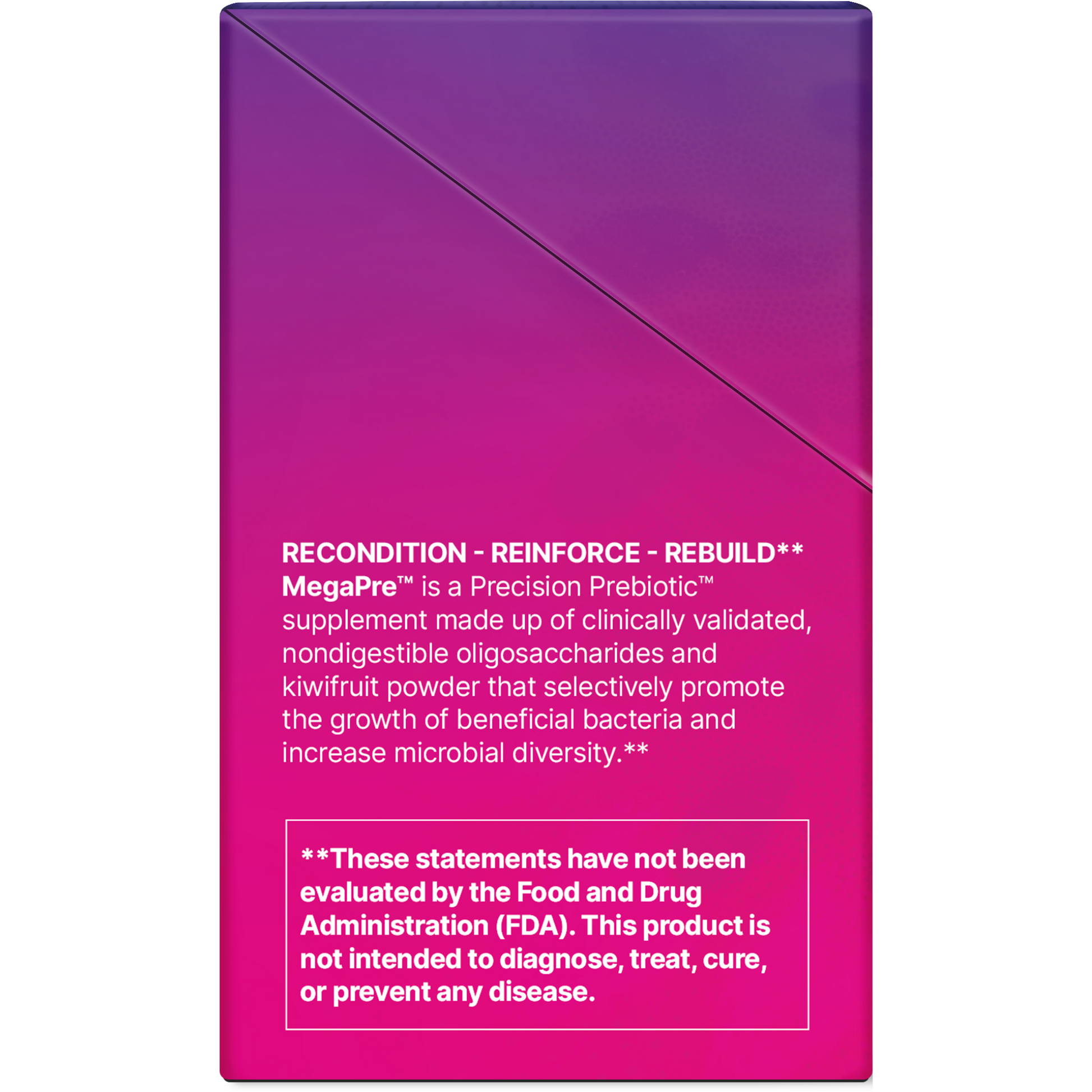 Mega Pre Sticks Microbiome Labs Side Label