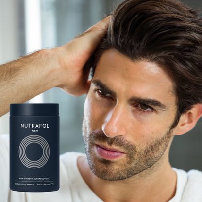 A man using Nutrafol