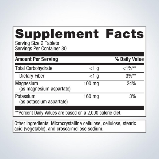 Mg/K Aspartate™ By Metagenics