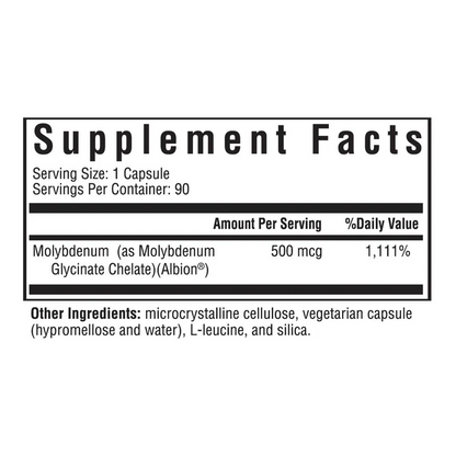 Molybdenum By Seeking Health