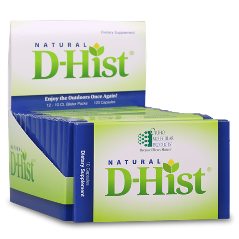 Natural D-Hist® Blister Packs by Ortho Molecular Products