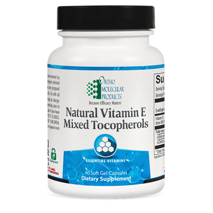 Natural Vitamin E Mixed Tocopherols by Ortho Molecular Products
