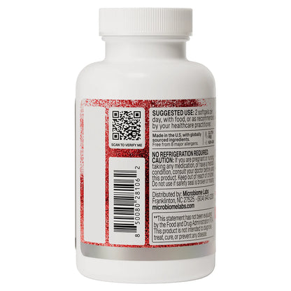 Omega Ultra SPM Microbiome Labs Suggested Use Label