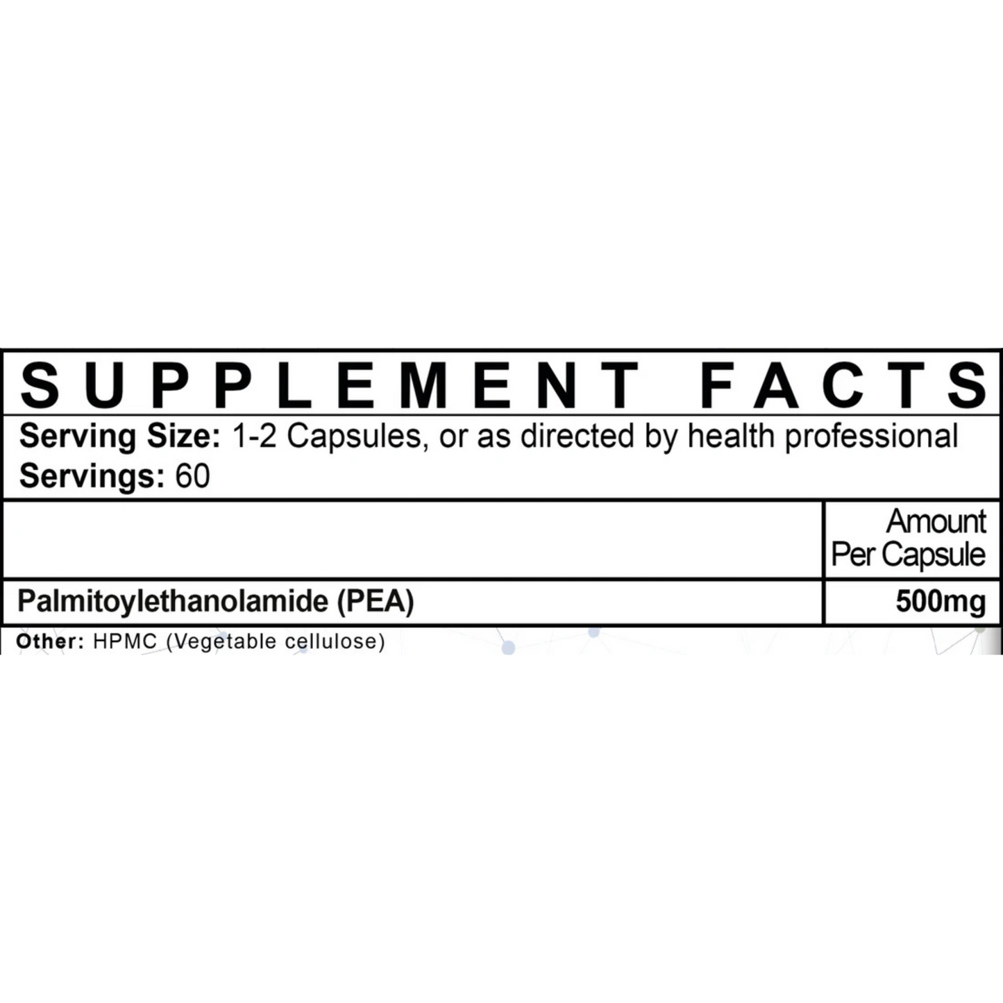 PEA LVLUP Health Ingredients