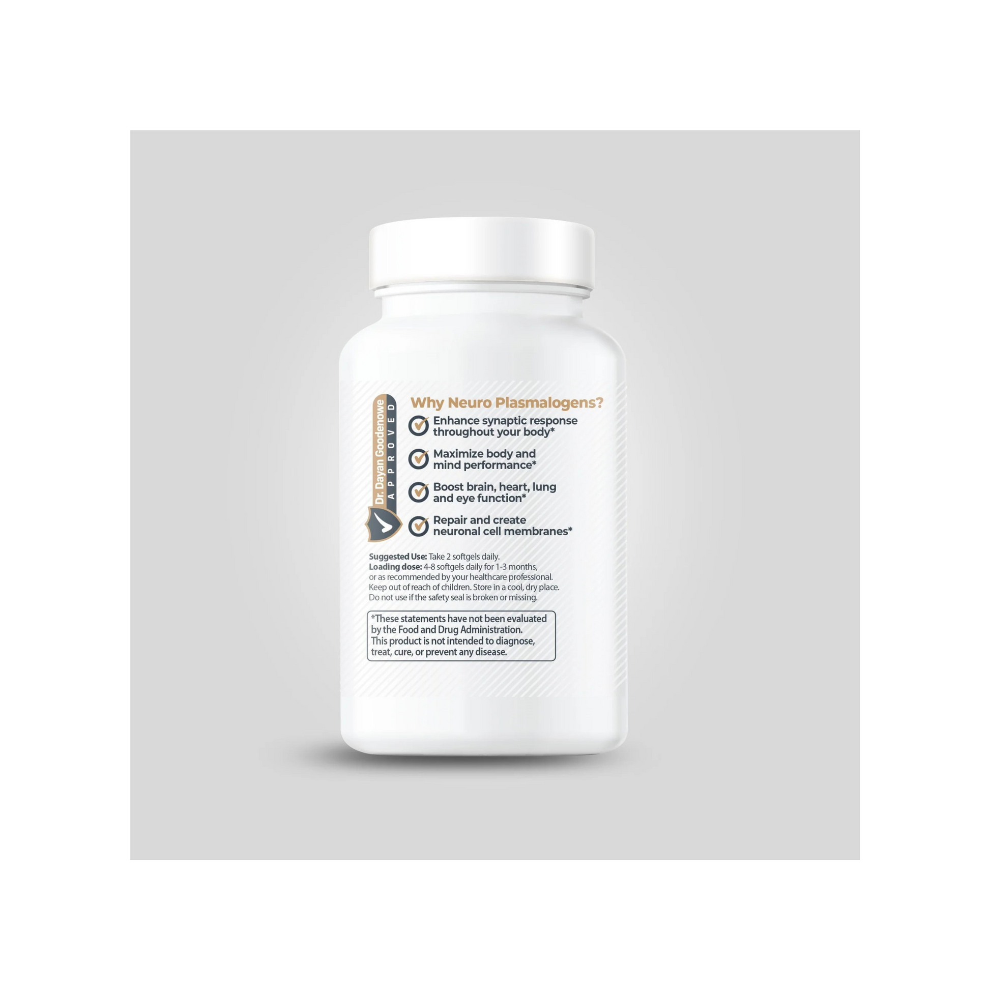 Why choose ProdromeNEURO™ softgels information graphic.