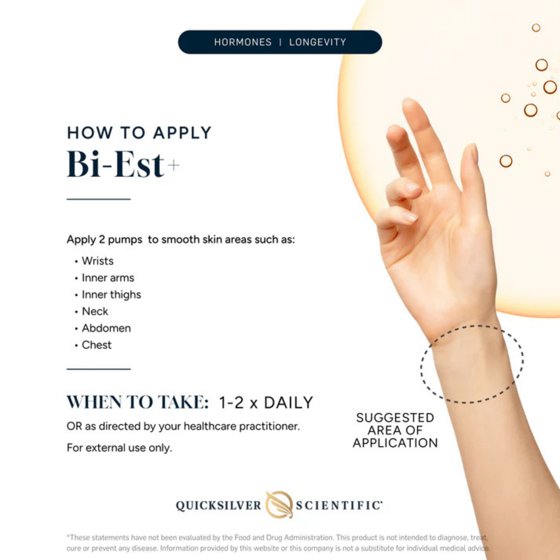 Professional Bi Est Serum Information Quicksilver Scientific