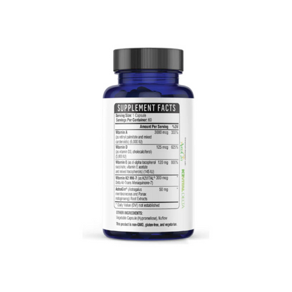 Protect 5 Healthgevity Supplement Back Label