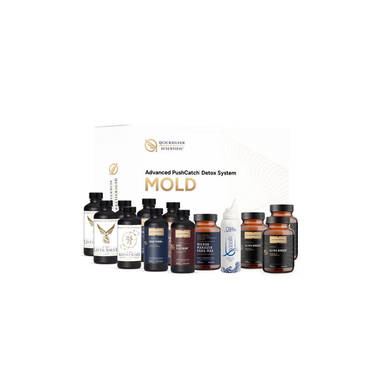 Quicksilver Scientific Advanced PushCatch Detox System Mold complete set of detox products