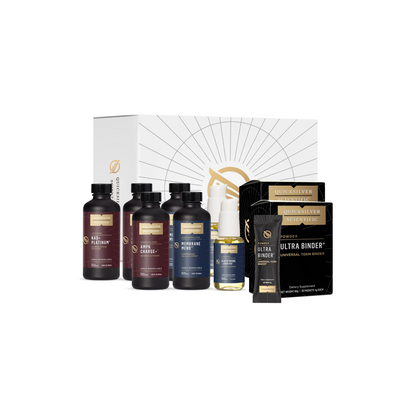 Quicksilver Scientific Bio-Age Activate Protocol multi-product supplement set supporting metabolism, NAD+ levels, cellular function, and healthy aging