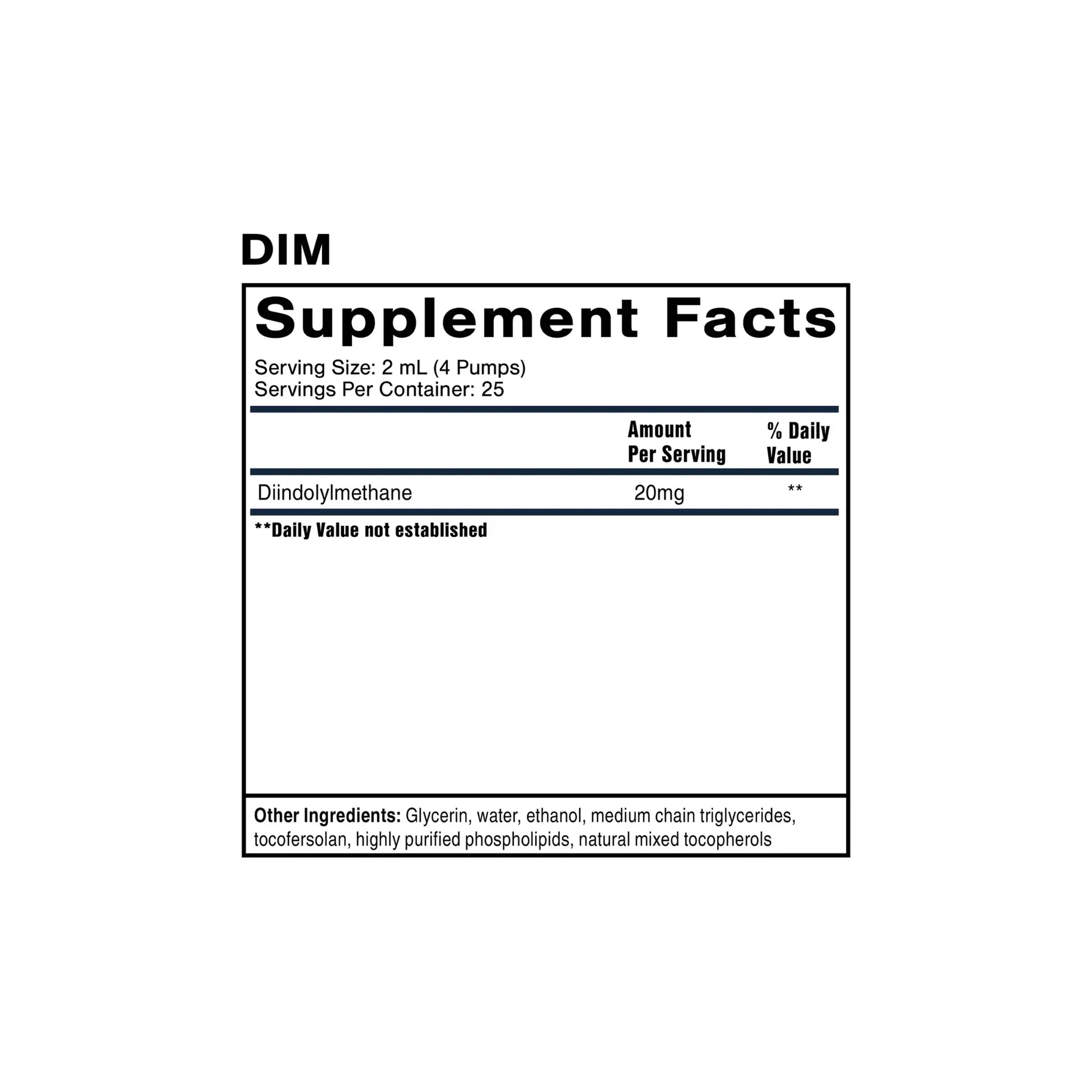 Nanoemulsified DIM bottle by Quicksilver Scientific hormone metabolism and detox support supplement