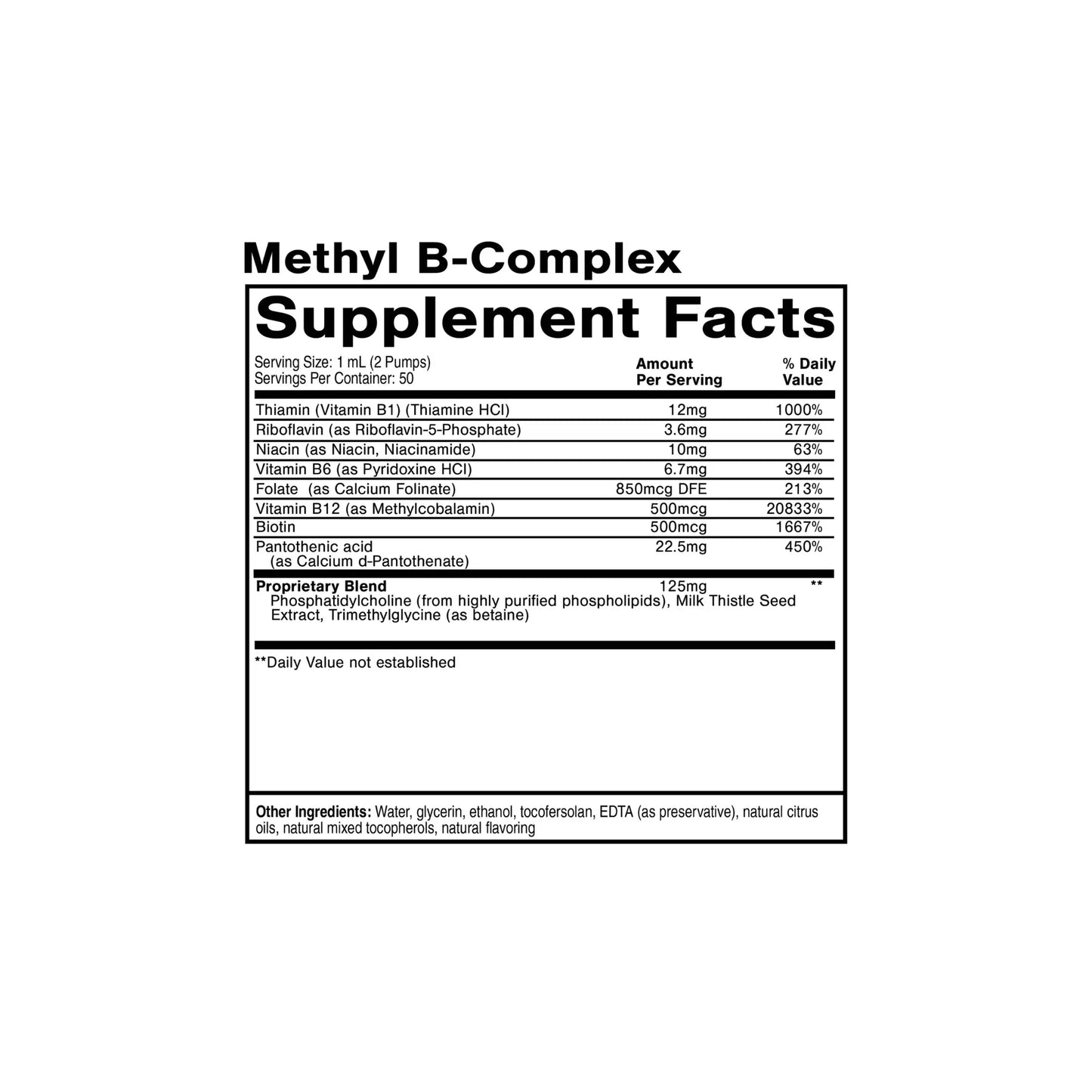 Methyl B Complex bottle by Quicksilver Scientific for methylation energy and detox nutrient support