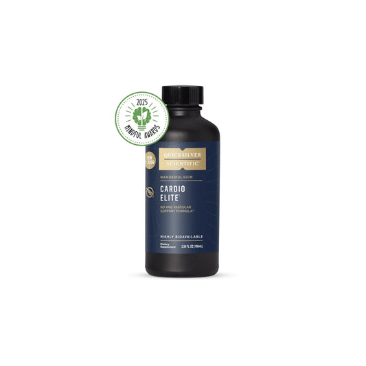 Cardio Elite 100ml by Quicksilver Scientific single supplement bottle front view