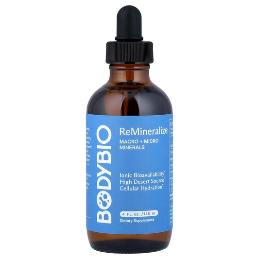 BodyBio Remineralize Macro + Micro Minerals 4 fl oz (118 ml)