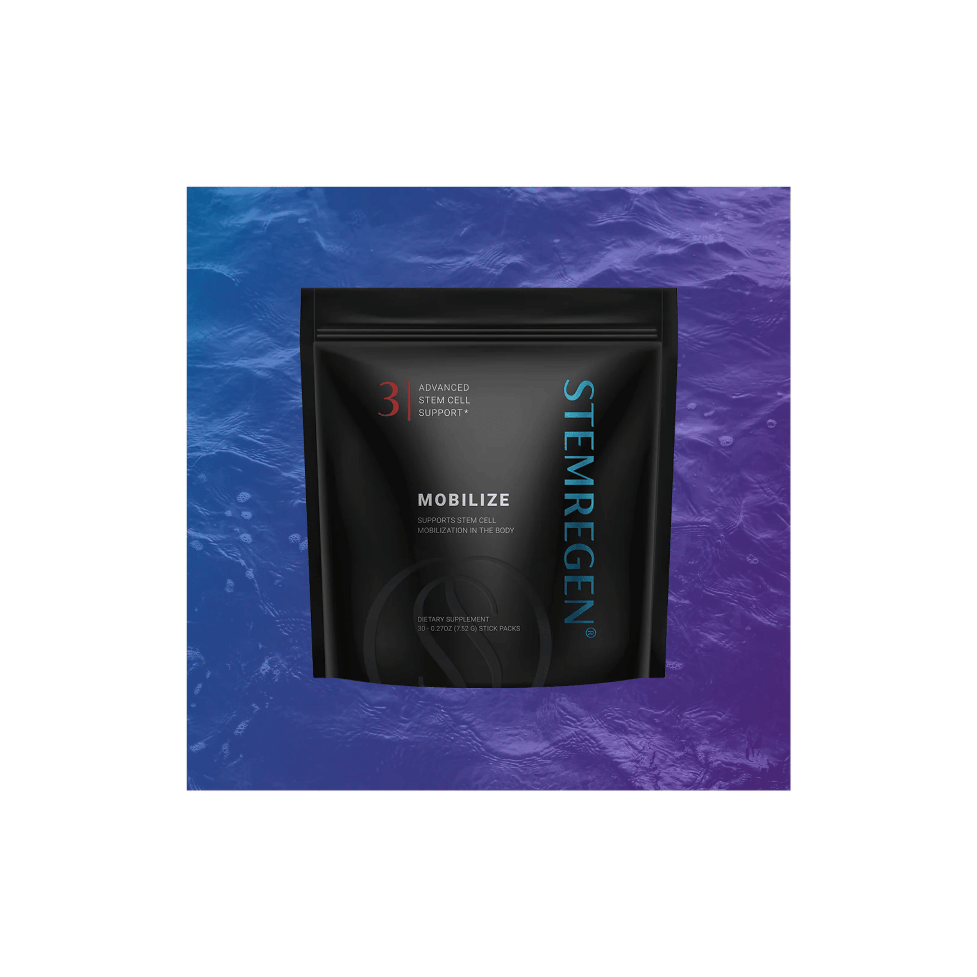 STEMREGEN Mobilize supplement bag supporting stem cell mobilization, circulation, and tissue repair