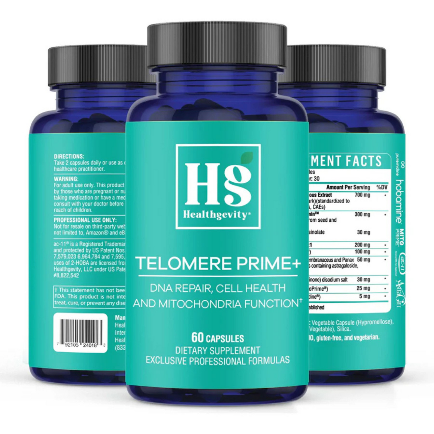 Telomere Prime Healthgevity Bottles