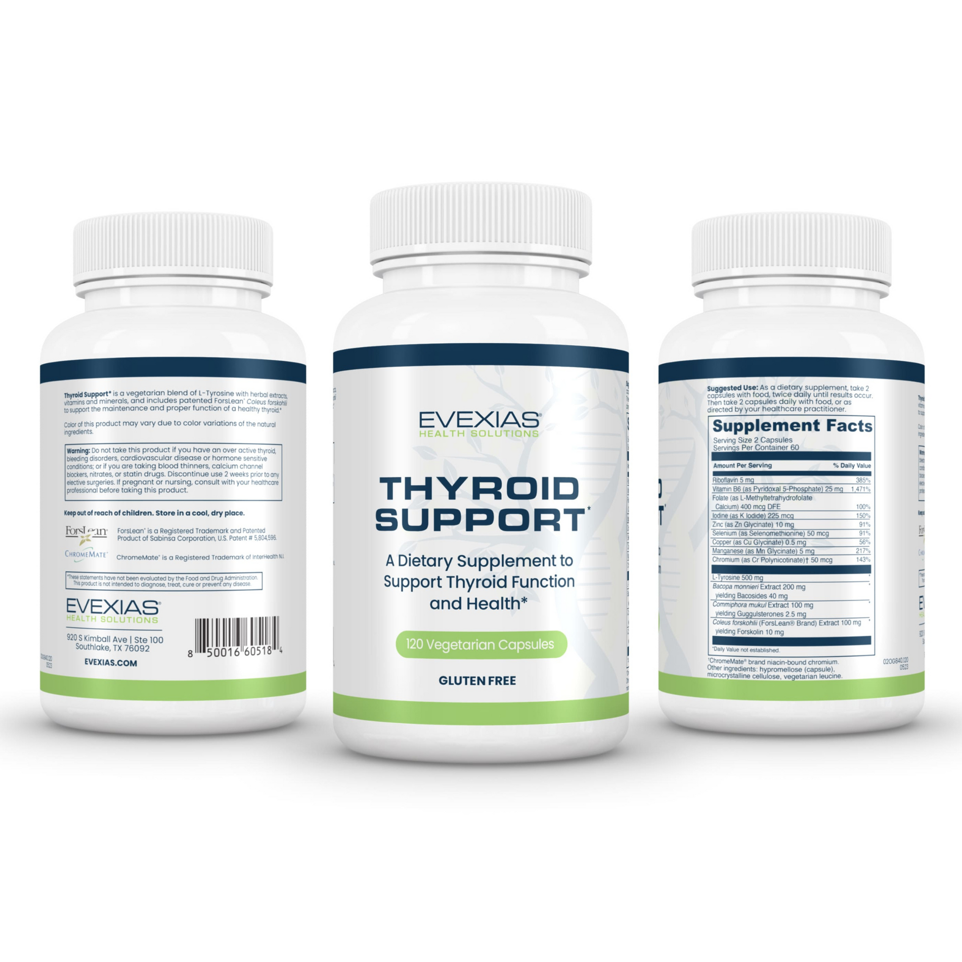 Thyroid Support Evexias trio