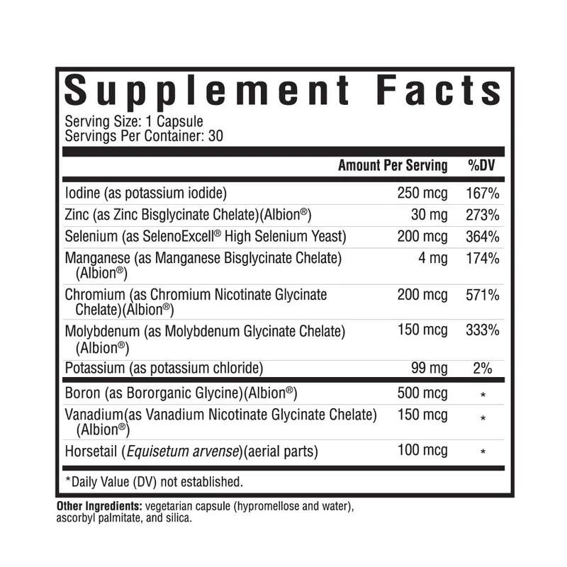 Trace Minerals Complex II By Seeking Health