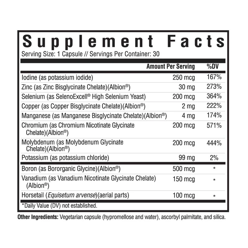 Trace Minerals Complex By Seeking Health