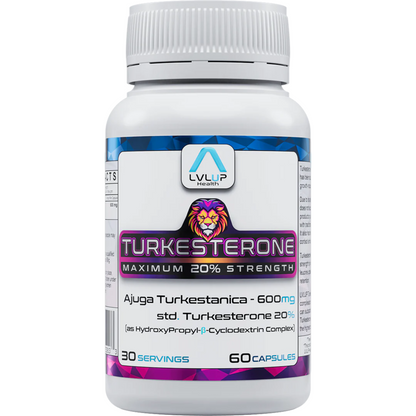 Turkesterone LVLUP Health Bottle